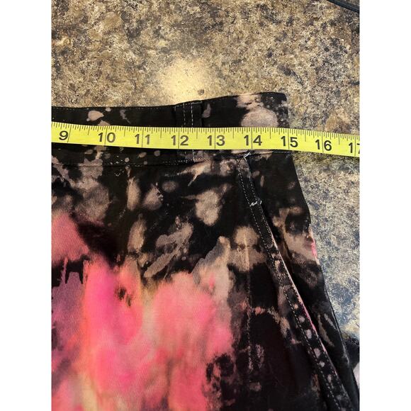 Carmar Black and Pink Tie-Dye Women Jeans - Picture 8 of 9
